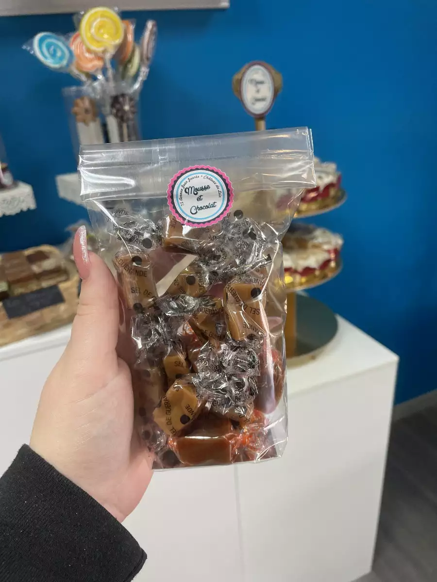 Caramels en papillote