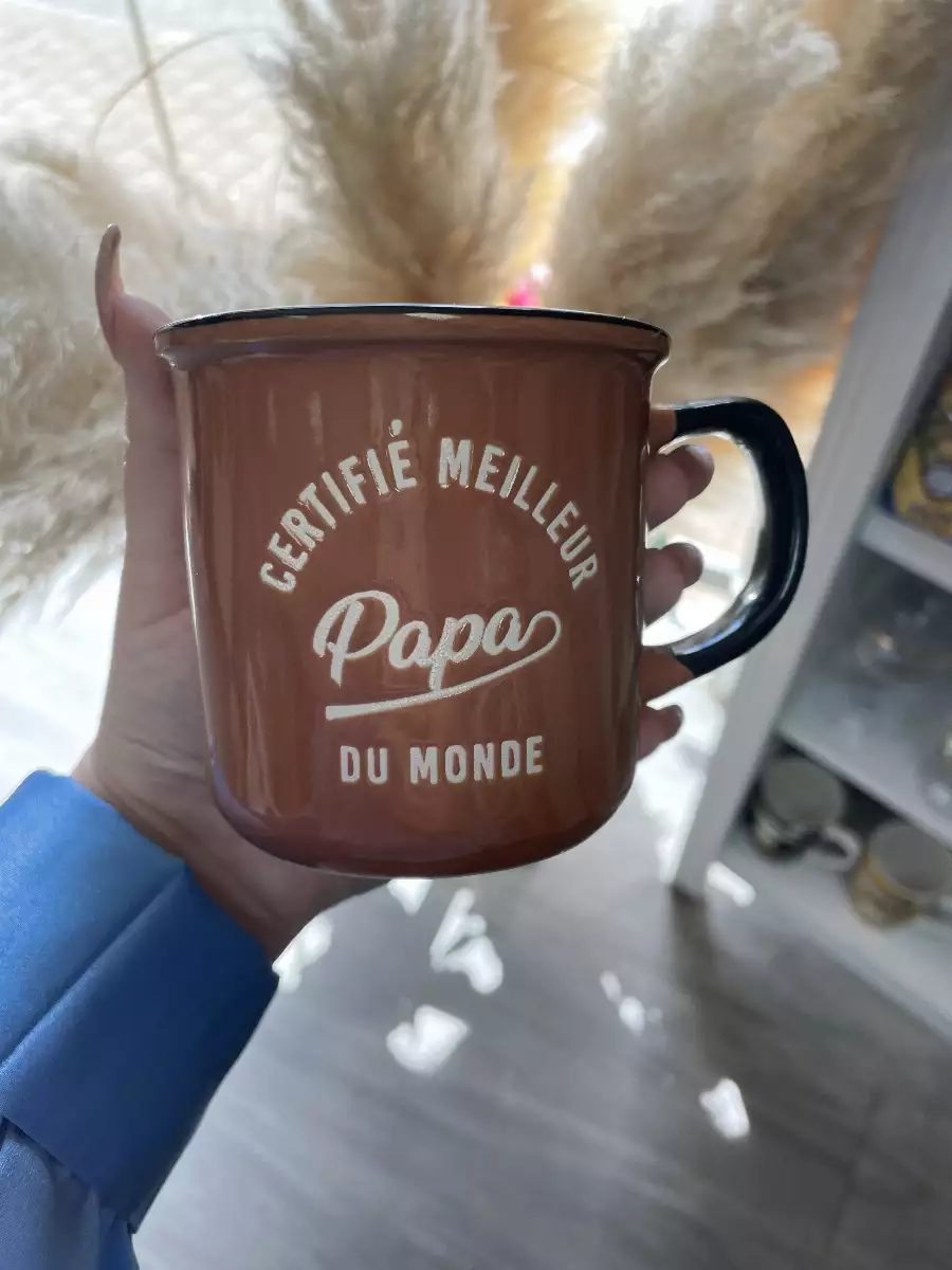 Mug « certifié meilleur papa »